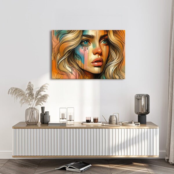 Quadro su tela – Ritratto moderno di donna