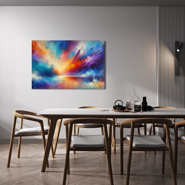 Quadro su tela – Sinfonia di colori cielo e acqua
