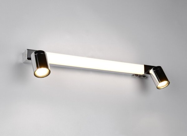 Lampada da parete LED color argento lucido Enrico – Trio
