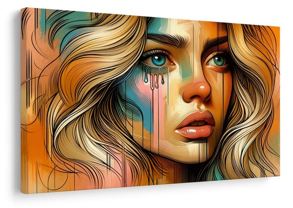 Quadro su tela – Ritratto moderno di donna