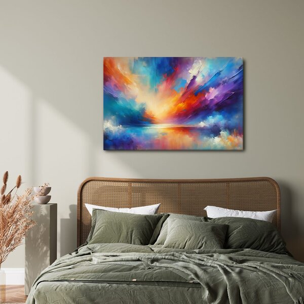 Quadro su tela – Sinfonia di colori cielo e acqua