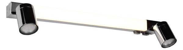 Lampada da parete LED color argento lucido Enrico – Trio