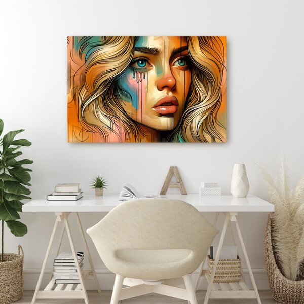 Quadro su tela – Ritratto moderno di donna