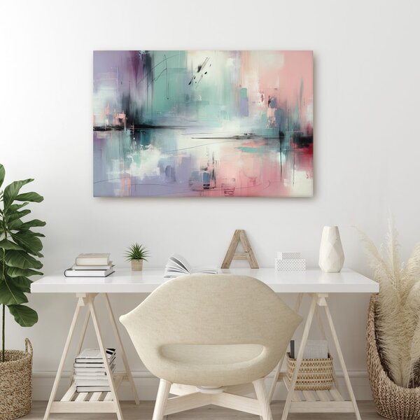 Quadro su tela – Sinfonia pastello d'arte