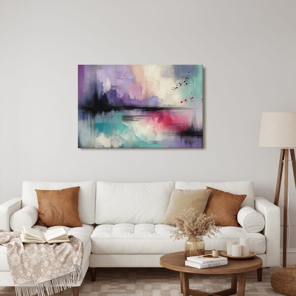 Quadro su tela – Palette armonica astratta di colori