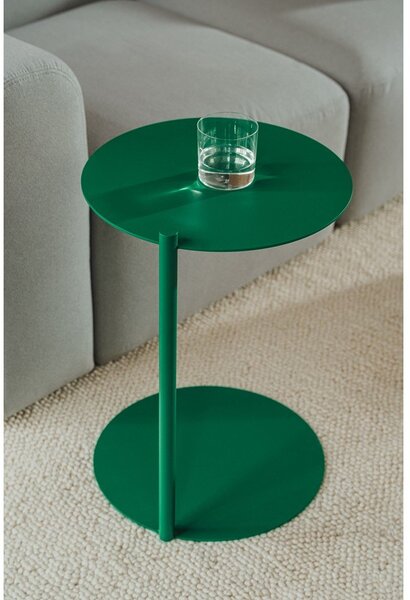 Tavolino rotondo in acciaio 41x40 cm Ande – noo.ma