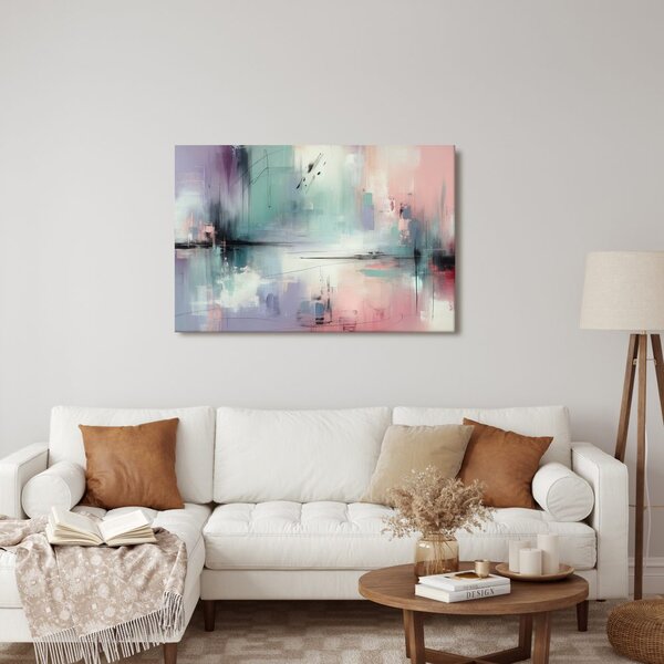 Quadro su tela – Sinfonia pastello d'arte