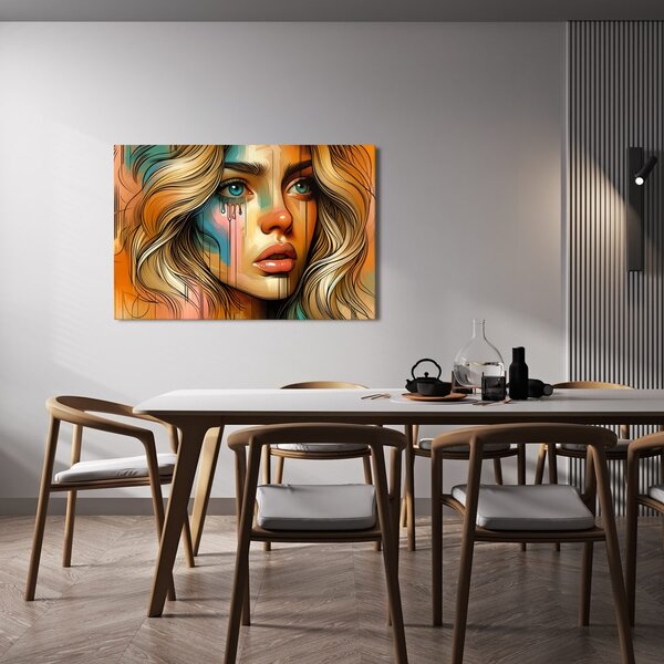 Quadro su tela – Ritratto moderno di donna