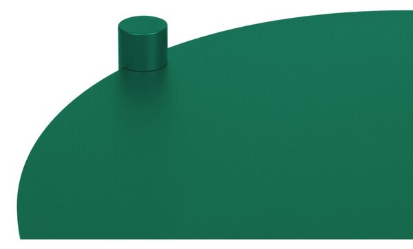 Tavolino rotondo in acciaio 41x40 cm Ande – noo.ma