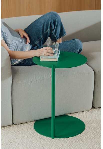 Tavolino rotondo in acciaio 41x40 cm Ande – noo.ma
