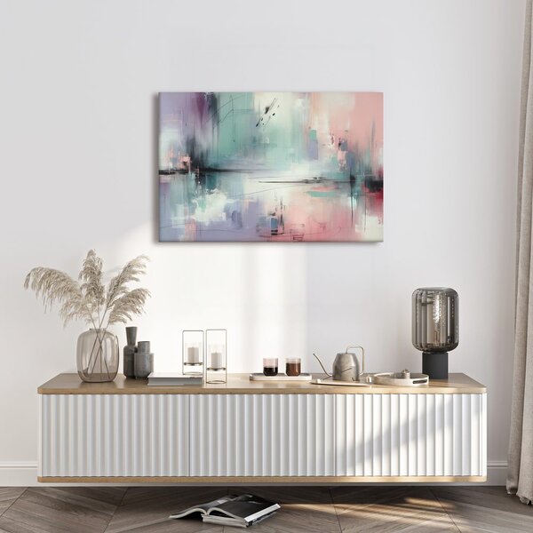 Quadro su tela – Sinfonia pastello d'arte