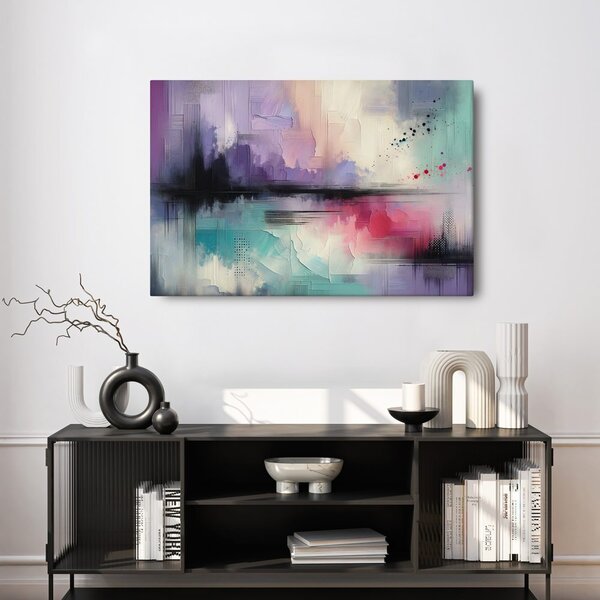 Quadro su tela – Palette armonica astratta di colori