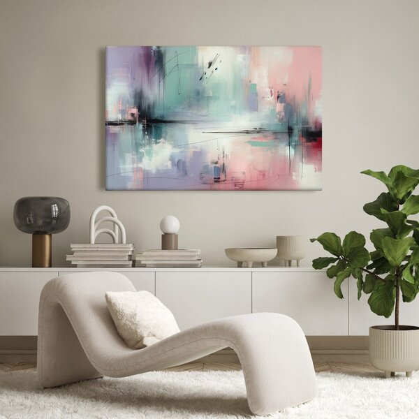 Quadro su tela – Sinfonia pastello d'arte