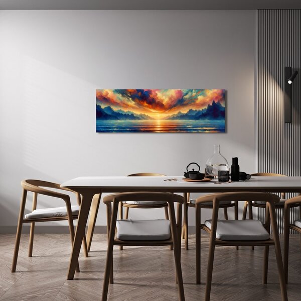 Quadro su tela – Acque calme al tramonto