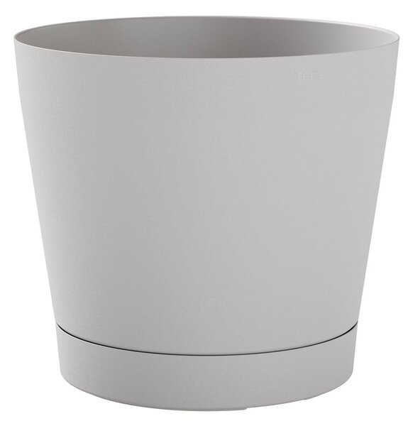 Vaso da Interno e Esterno Ø24x22cm in Polipropilene Orione 24 Cloud Bianco