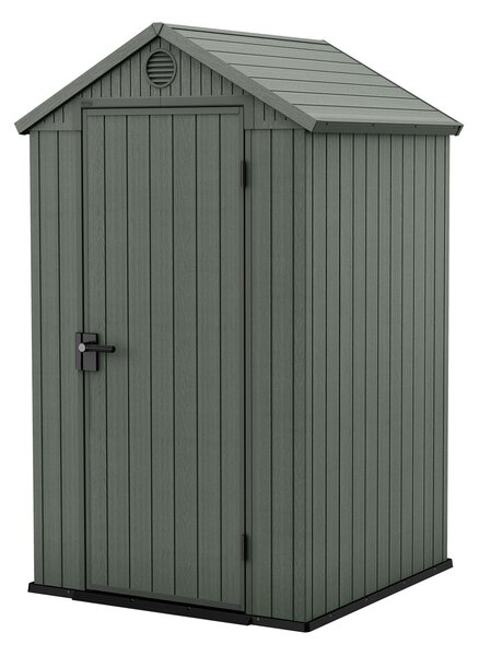 Casetta da Giardino Porta Attrezzi 125,8x117x205 cmin Evotech+ Keter Darwin 4x4 Verde
