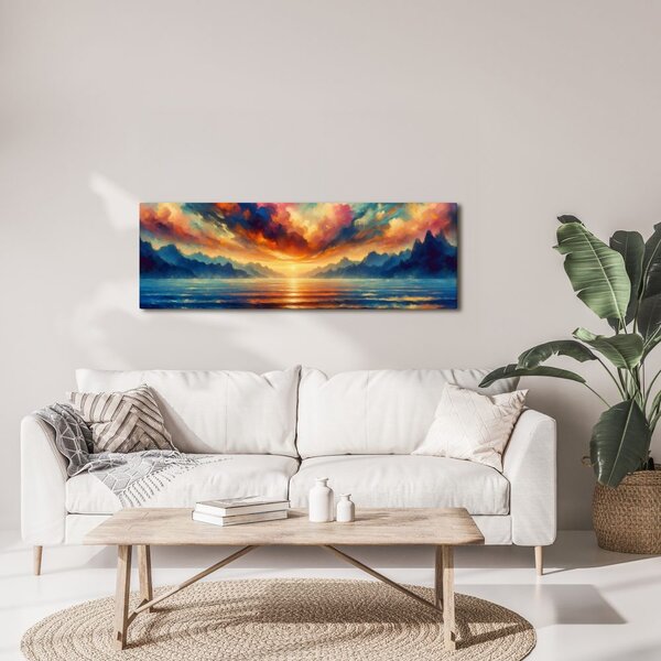 Quadro su tela – Acque calme al tramonto