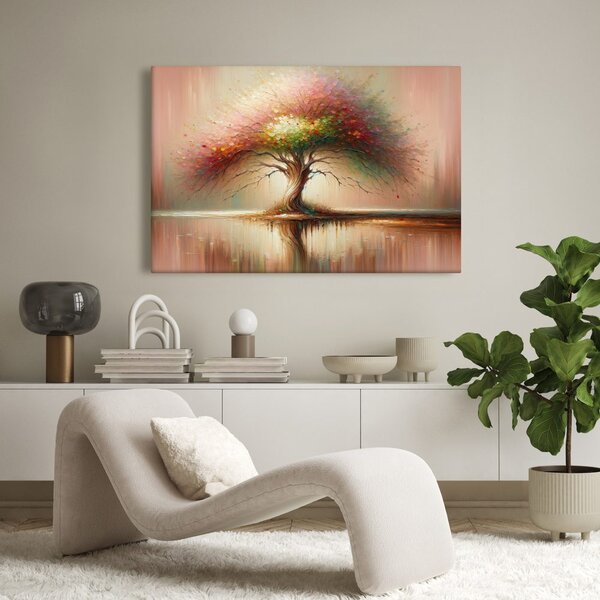 Quadro su tela – Albero della vita colorato