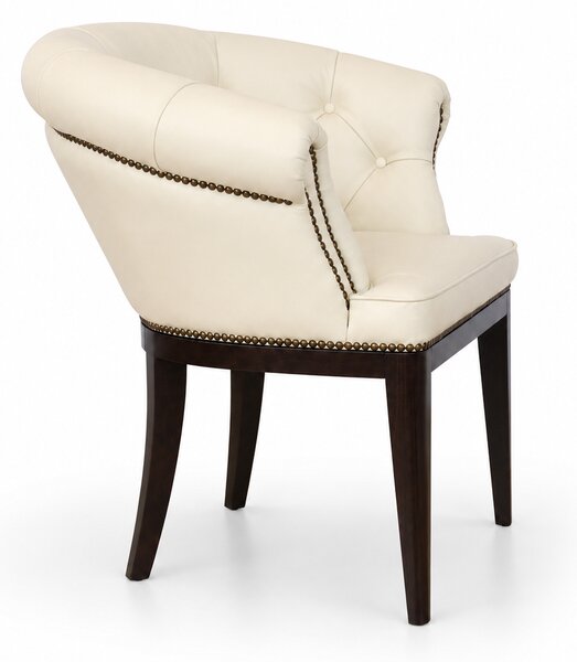 Sedia Chesterfield Diana Pelle Primo Fiore Premium – Eleganza Classica e Comfort Artigianale