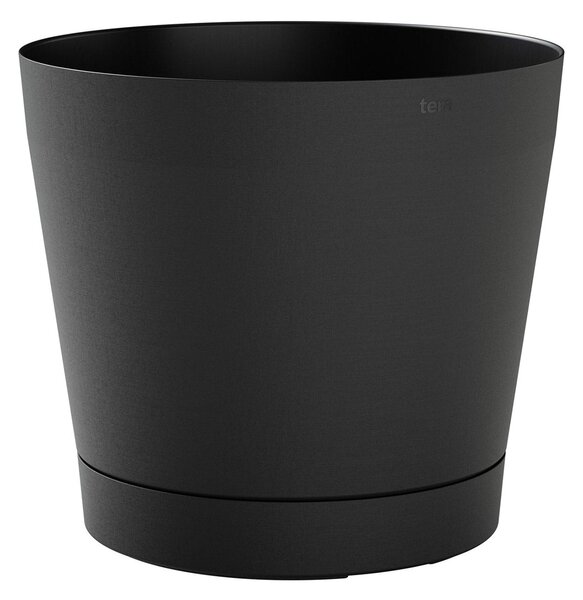 Vaso da Interno e Esterno Ø19x18cm in Polipropilene Orione 19 Ash Antracite