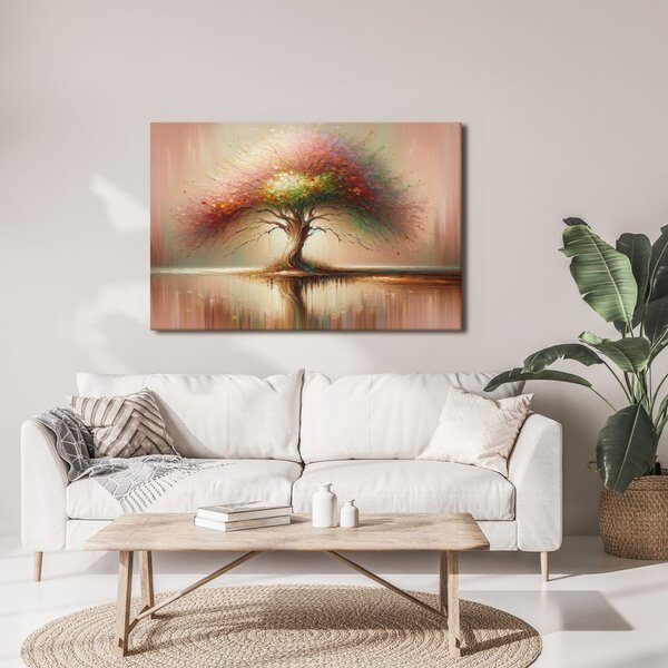 Quadro su tela – Albero della vita colorato