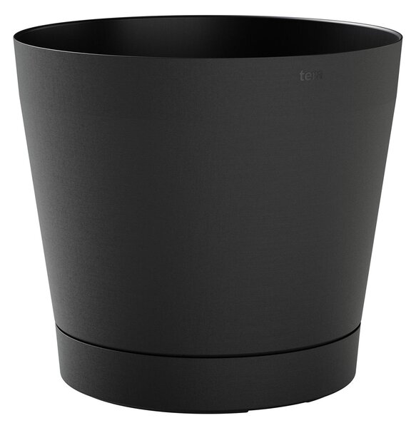 Vaso da Interno e Esterno Ø19x18cm in Polipropilene Orione 19 Ash Antracite