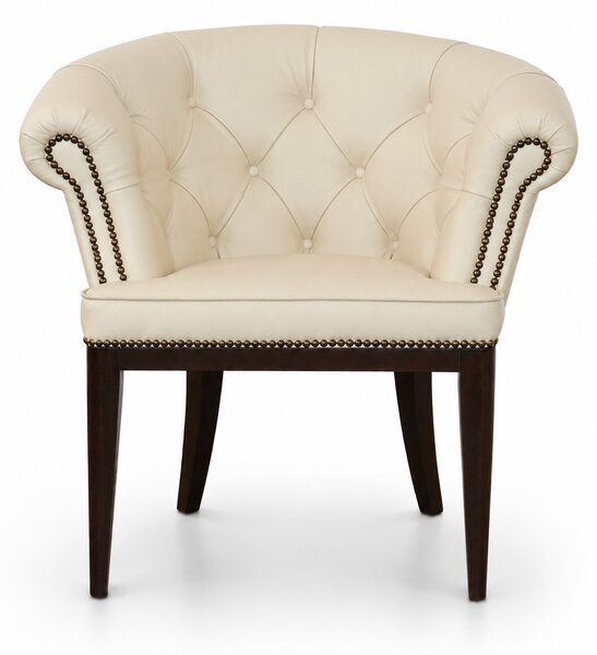 Sedia Chesterfield Diana Pelle Primo Fiore Premium – Eleganza Classica e Comfort Artigianale