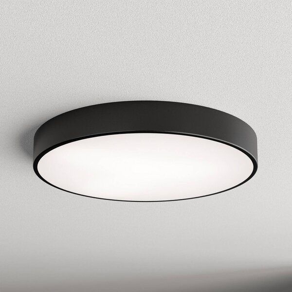 Plafoniera con sensore di movimento Cleo 600 TEMAR LIGHTING, Nero, Soggiorno / Sala da pranzo, Metallo, Moderno, Plafoniera