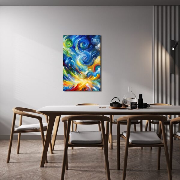 Quadro su tela – Turbinio astratto di colori