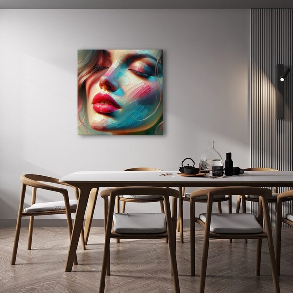Quadro su tela – Ritratto astratto di donna