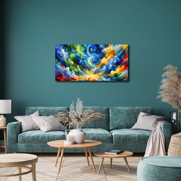 Quadro su tela – Flussi dinamici di colori