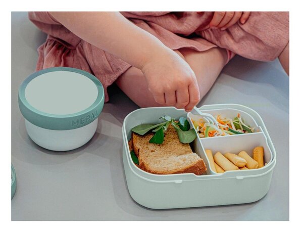 Portapranzo per bambini beige in plastica Sunshine & Rainbow – Mepal