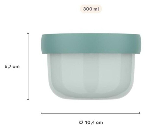 Portapranzo per bambini beige in plastica Sunshine & Rainbow – Mepal