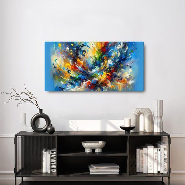 Quadro su tela – Flussi dinamici di colori