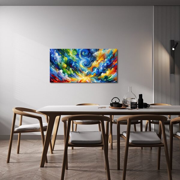 Quadro su tela – Flussi dinamici di colori