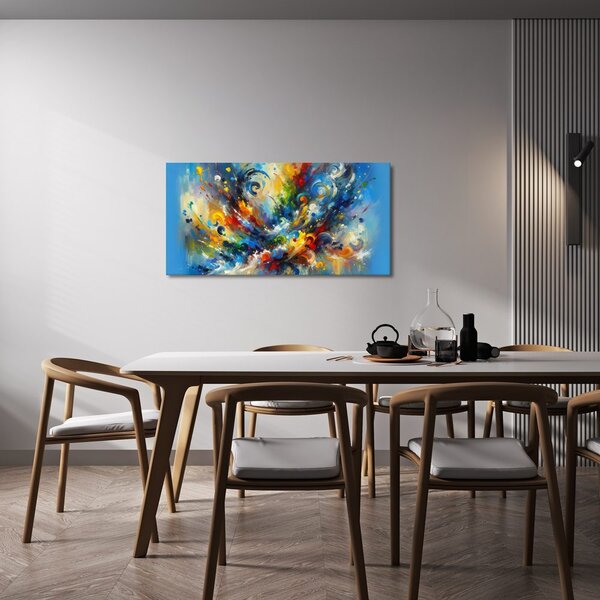Quadro su tela – Flussi dinamici di colori