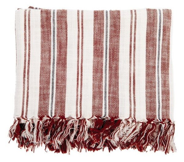 Coperta color terracotta in cotone 150x200 cm Indira – Tiseco Home Studio