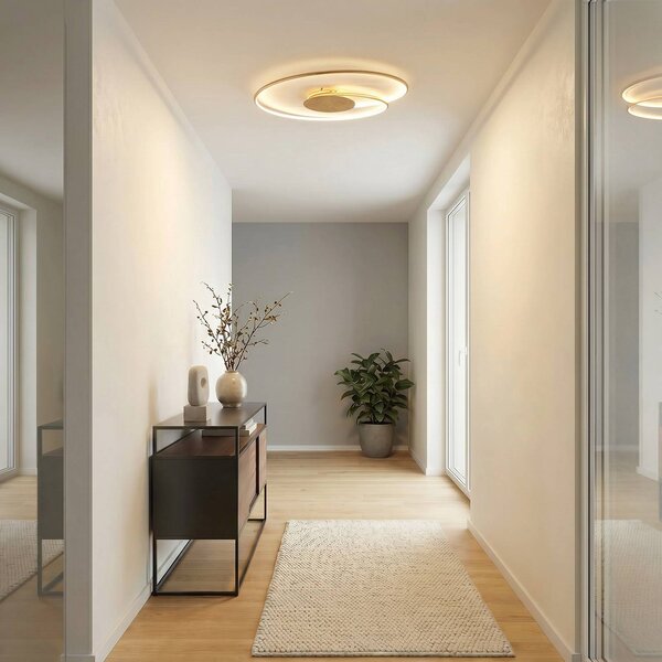 Plafoniera a LED Joline Lindby, Ottone / Oro, Soggiorno / Sala da pranzo, Metallo, Moderno, Plafoniera LED