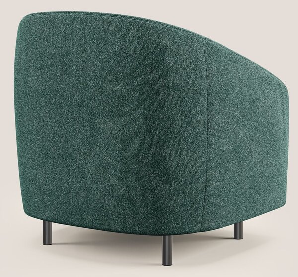 Pandora Poltroncina in morbido tessuto bouclé impermeabile T07 verde
