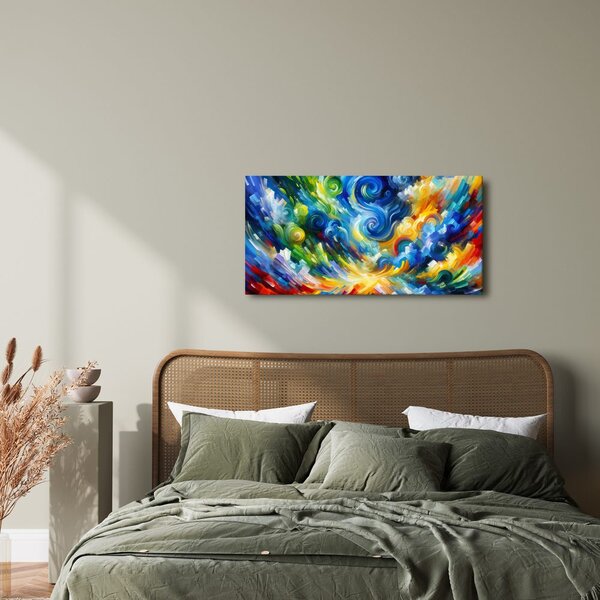 Quadro su tela – Flussi dinamici di colori