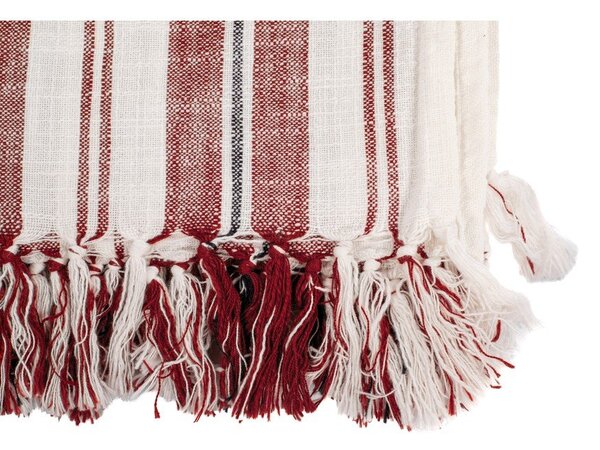Coperta color terracotta in cotone 150x200 cm Indira – Tiseco Home Studio