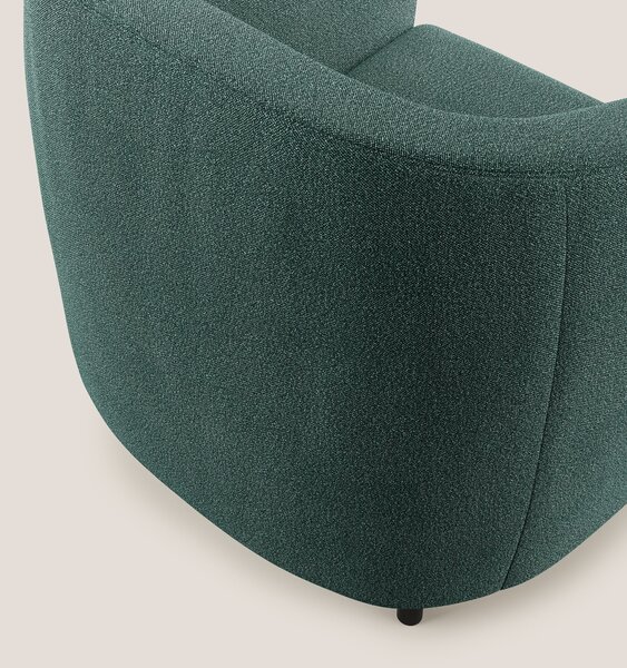 Pandora Poltroncina in morbido tessuto bouclé impermeabile T07 verde
