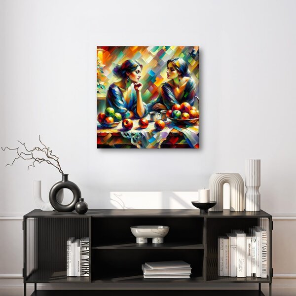 Quadro su tela – Riflesso nello specchio con frutta