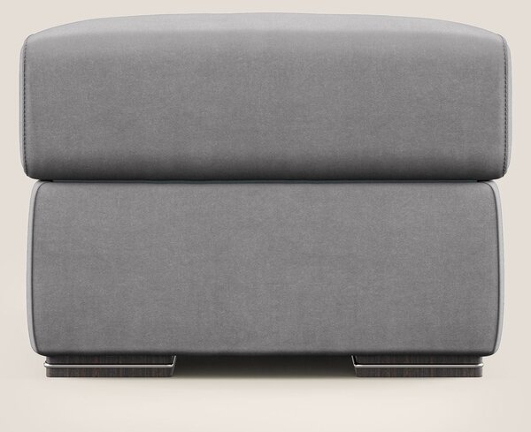 Sun pouf apribile contenitore in microfibra smacchiabile T11 grigio