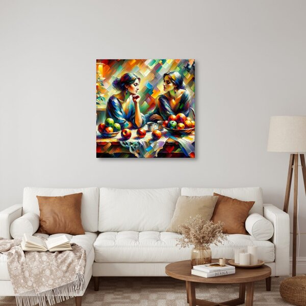 Quadro su tela – Riflesso nello specchio con frutta