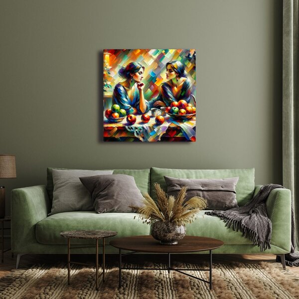 Quadro su tela – Riflesso nello specchio con frutta