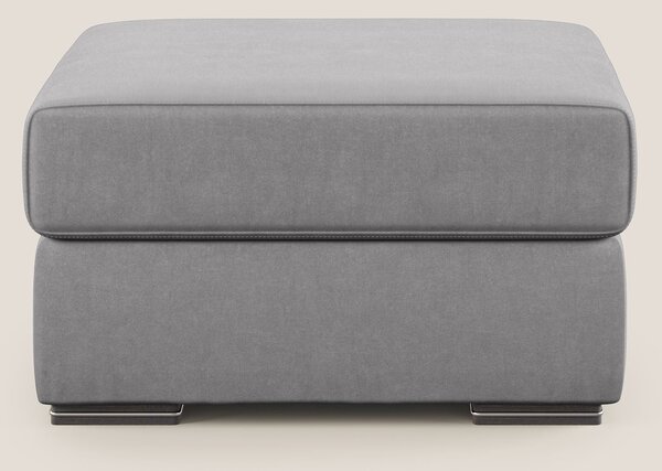 Sun pouf apribile contenitore in microfibra smacchiabile T11 grigio