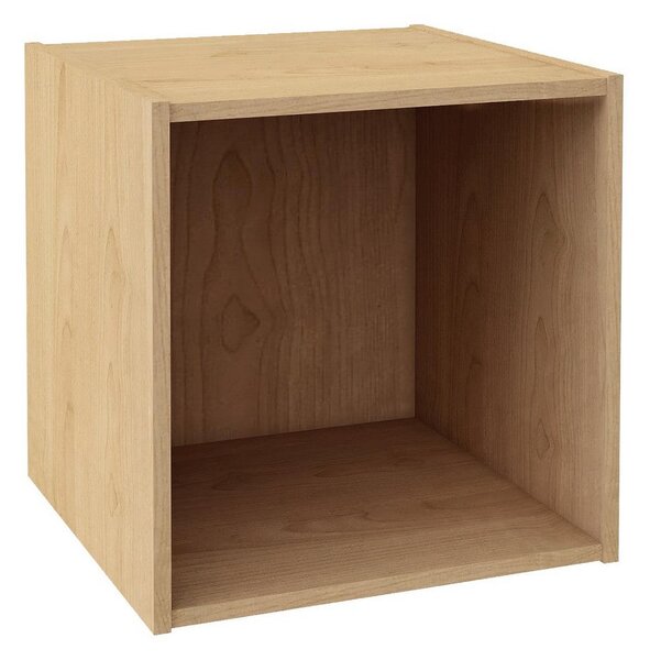 Cubo Composite 35x35x35 cm in Compensato Naturale