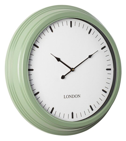 Orologio da Parete Ø58,5x8,7 cm in Metallo Mathias Verde