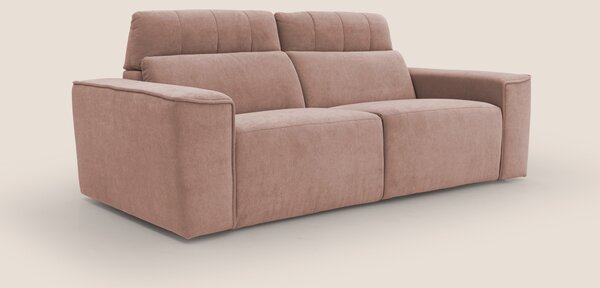 Clark Divano modulare con opzione relax elettrico in tessuto smacchiab